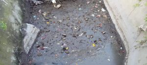 Minyak Residu Cemari Parit Jalan Pulau Pini 2, Direspon Polisi dan DLHK Sumut, Dirut PT KIM Minta Pelaku Bertobat