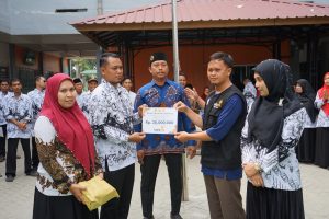 Penggalangan Dana Untuk Palestina, Ratusan Siswa SMP-SMK Musda Perbaungan Turun ke Jalan