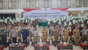 Kanwil BPN Sumut Realisasikan 97% Dari Target 73.114 Sertifikat Tahun 2023