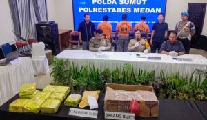 Gerebek Rumah Bandar Narkoba di Jalan Sekata Medan, Polisi Amankan 10 Kg Sabu