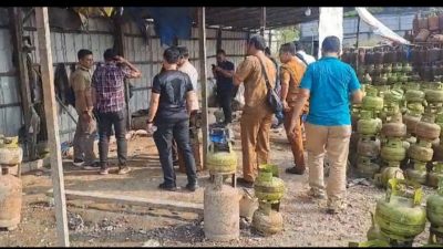 Pasca Digerebek, Polisi Enggan Ungkap Indentitas Tersangka Pengoplos Gas Melon di Medan Marelan