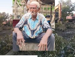Walau Sudah Lapor Presiden dan Polisi, Tanah Nelayan Tua Tetap Dibuldoser OTK, Ibnu Haldun Menangis