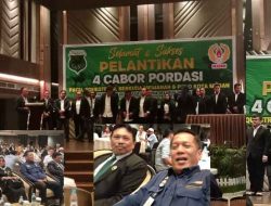 Empat Cabang Olahraga Pordasi Medan Dilantik, Kadispora Medan Siap Mendukung, Ahmad Taqwa : Prestasi