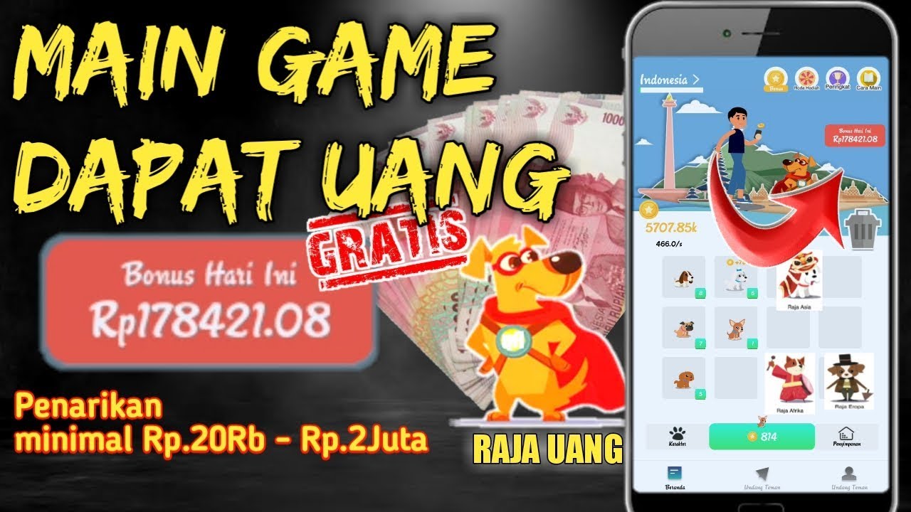 11 Game Penghasil Uang 2026 Terbukti Cair ke DANA, Cuan Rp100 Ribu/Hari Tanpa Modal Ribet!