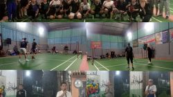 Dispora Medan dan Camat Medan Marelan Buka Turnamen Badminton PB Mitra Sporty : Kompak dan Sehat Diatas Kemenangan