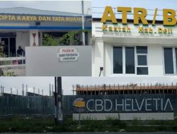 Pembangunan Ruko CBD Helvetia Dihentikan, Kasatpol PP Deliserdang : Harus Ada PBG Baru Bangun, Kakantah Pemilik Harta 5, 29 Miliar Bungkam Atas Peralihan Lahan Dari Eks HGU PTPN II