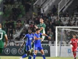 Sama-sama Bermain dengan 10 Pemain PSMS Medan Ditahan Imbang Adhyaksa FC di Stadion Utama Sumatera Utara