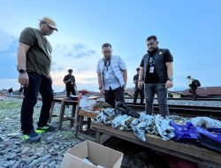 Polrestabes Medan Gerebek Sarang Narkoba di Bantaran Rel KA Tembung, Tiga Orang Disikat