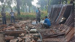 Ratusan Satpam PT BSP Bongkar Paksa Posko HKTI di Jalan Tusam Kisaran